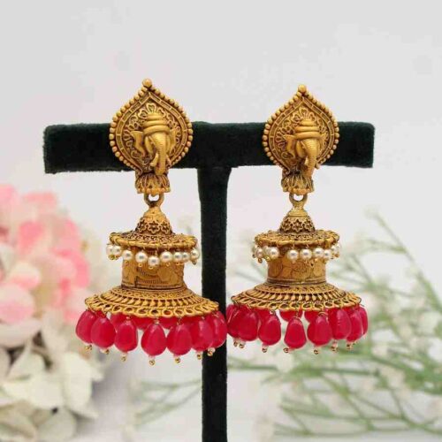 Ganesha Blessed Jhumkas